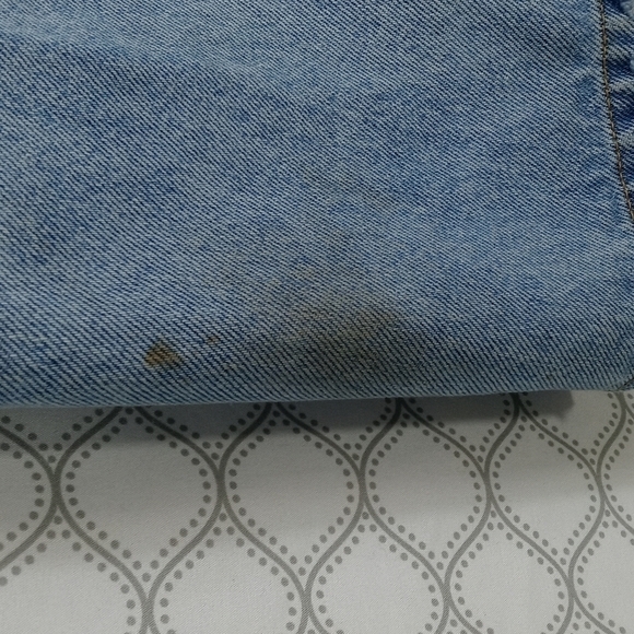 Columbia Sports Wear Tough Mother  distressed light wash faded denim jeans 36/30 - Picture 13 of 16